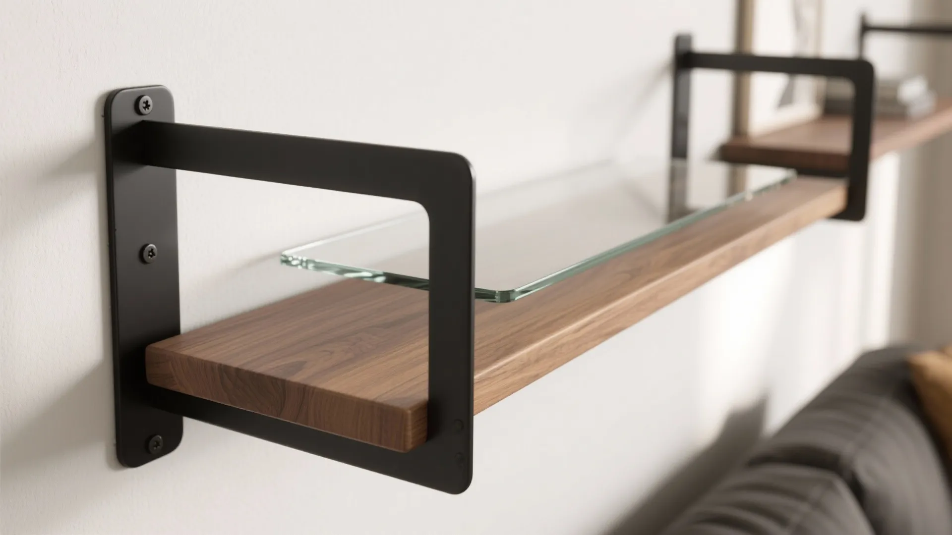 Mixed Materials: Wood and Slim Metal for an Airy Look