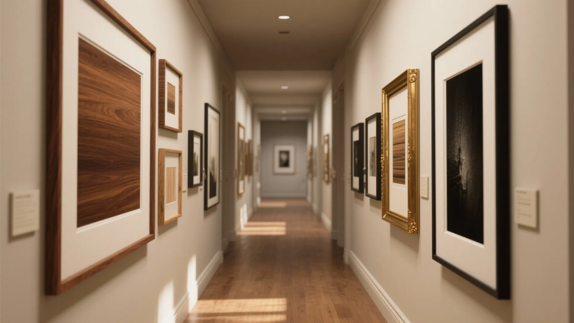 Mixed Wood-and-Metal Frames for Layered Texture