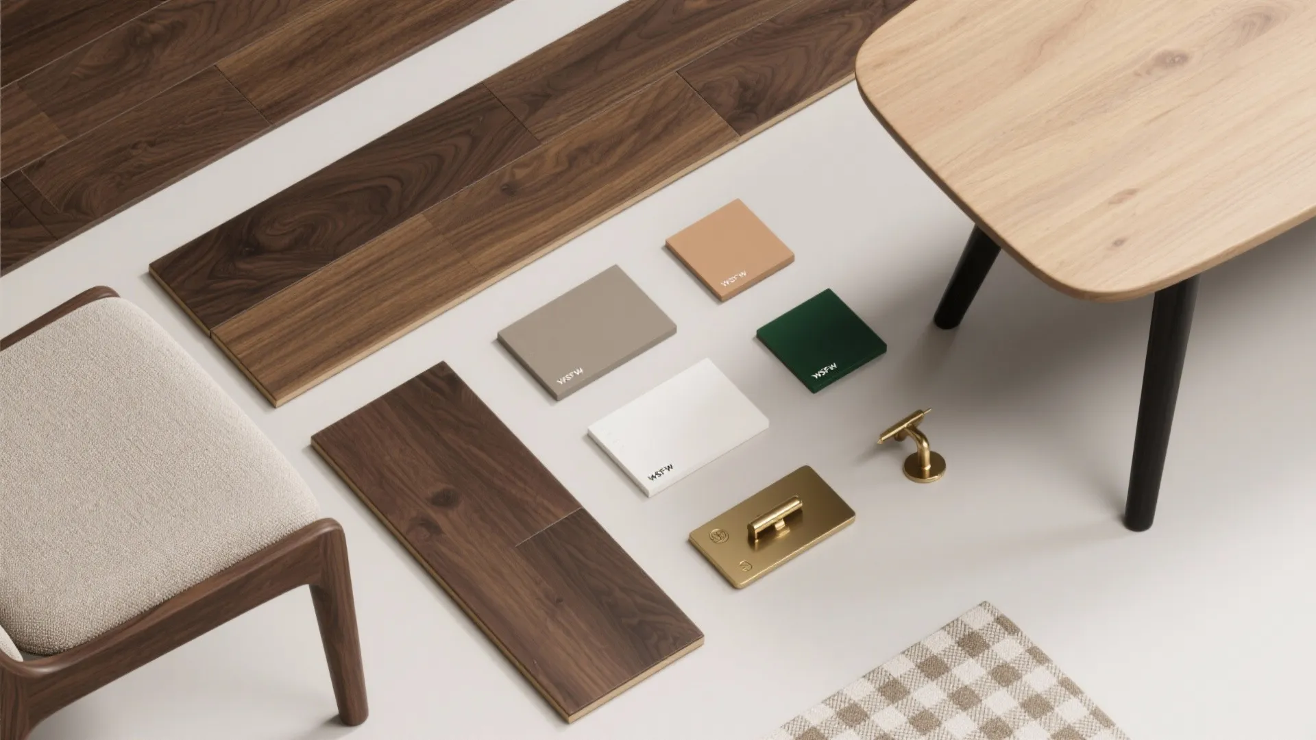 5. Mix Wood Tones and Metals for Depth