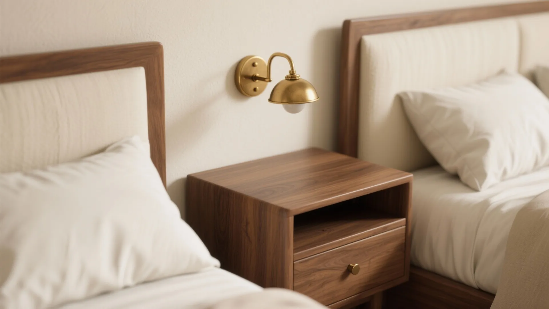 Wooden Accents and Warm Metals