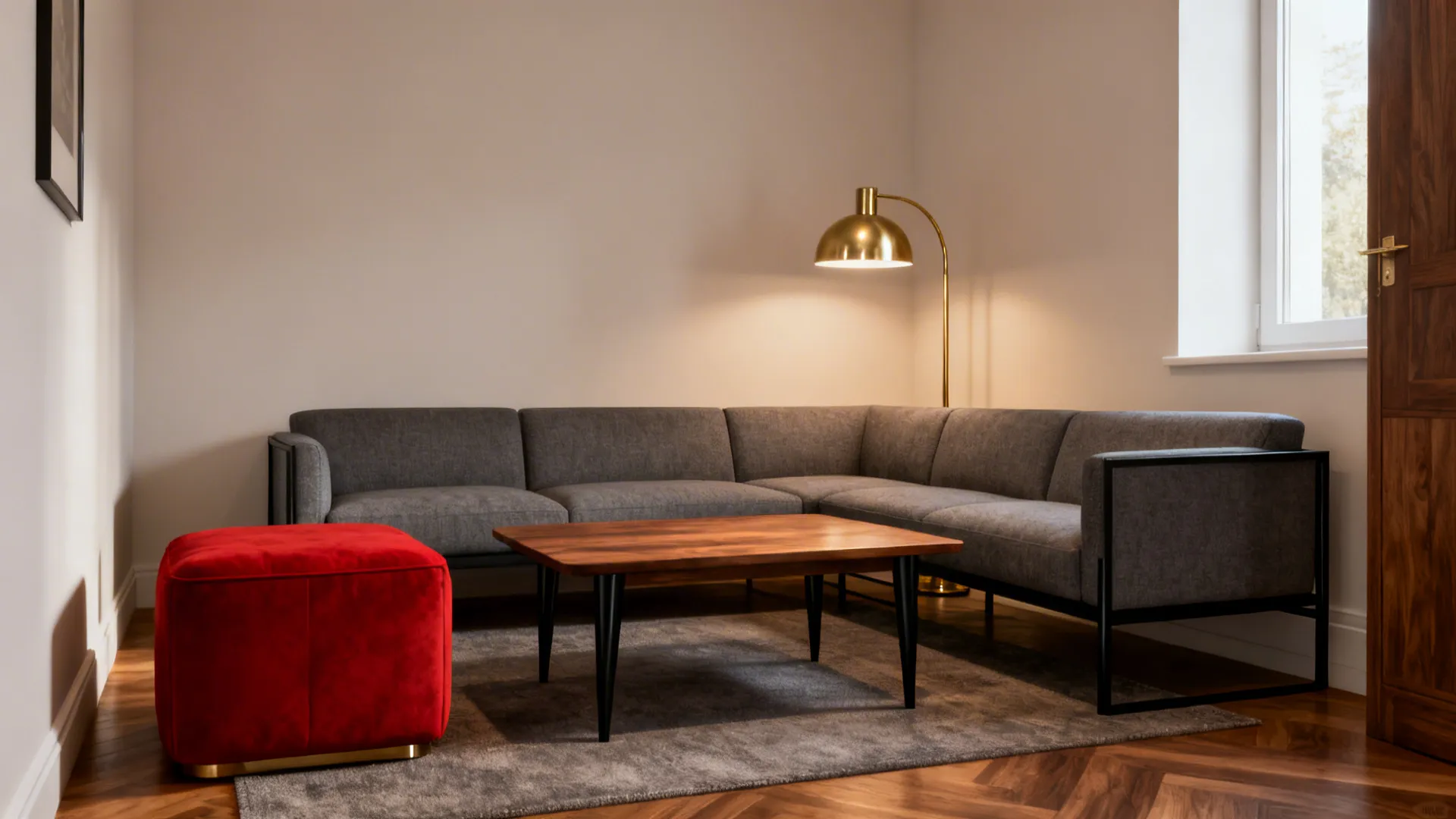 4. Balance with Metallics and Wood