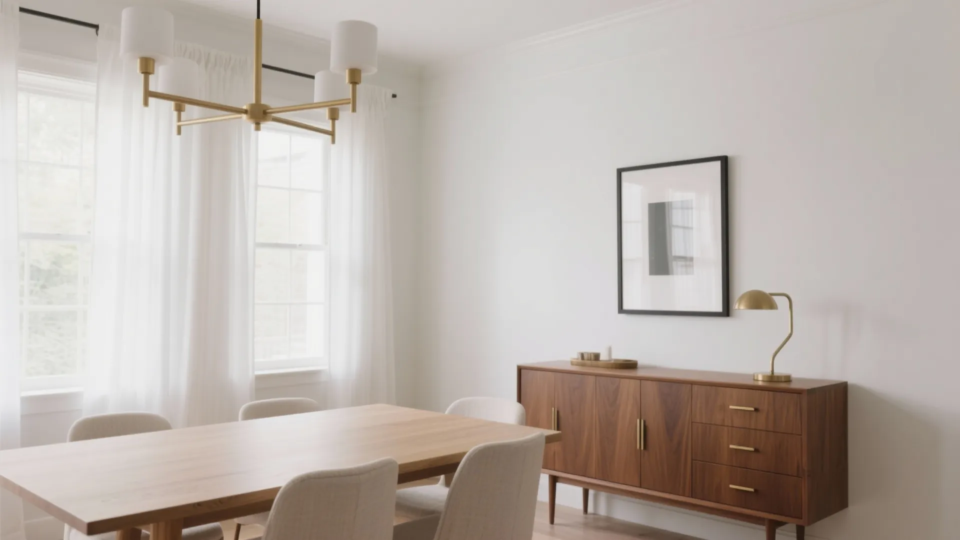 4) Warm it up with wood, metal, and a dash of black