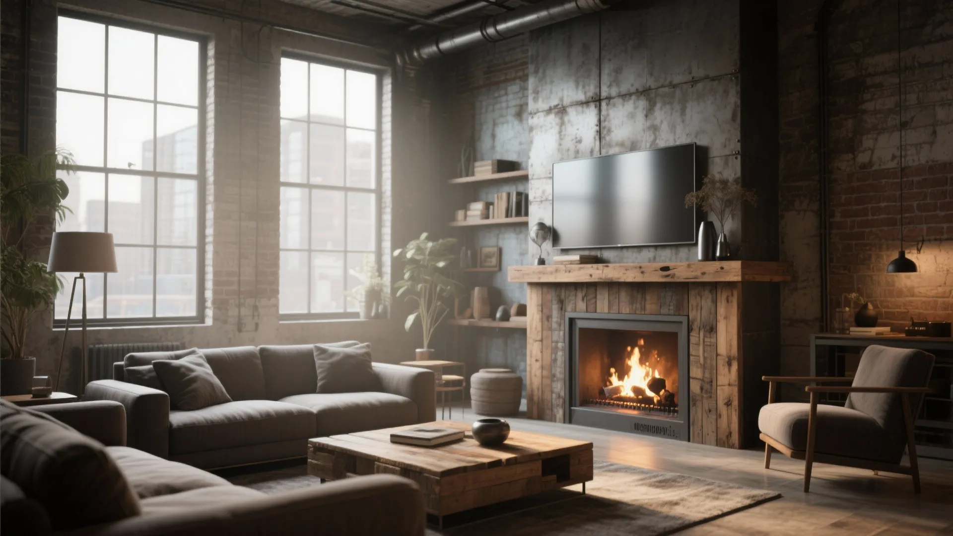 9. Mix of Wood and Metal Accents