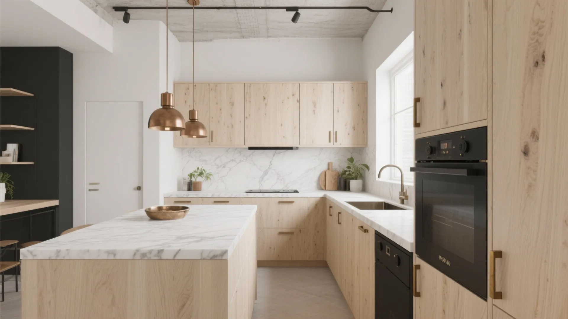 Warm Wood + Metal Accents for Quiet Luxury