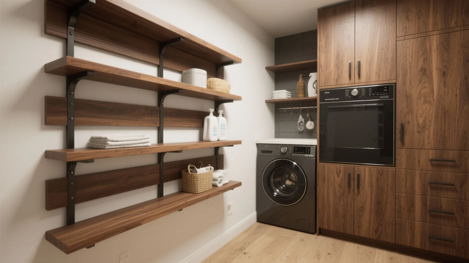 [Section: Inspiration 5] Mixed Materials — Wood + Metal for Warmth and Strength