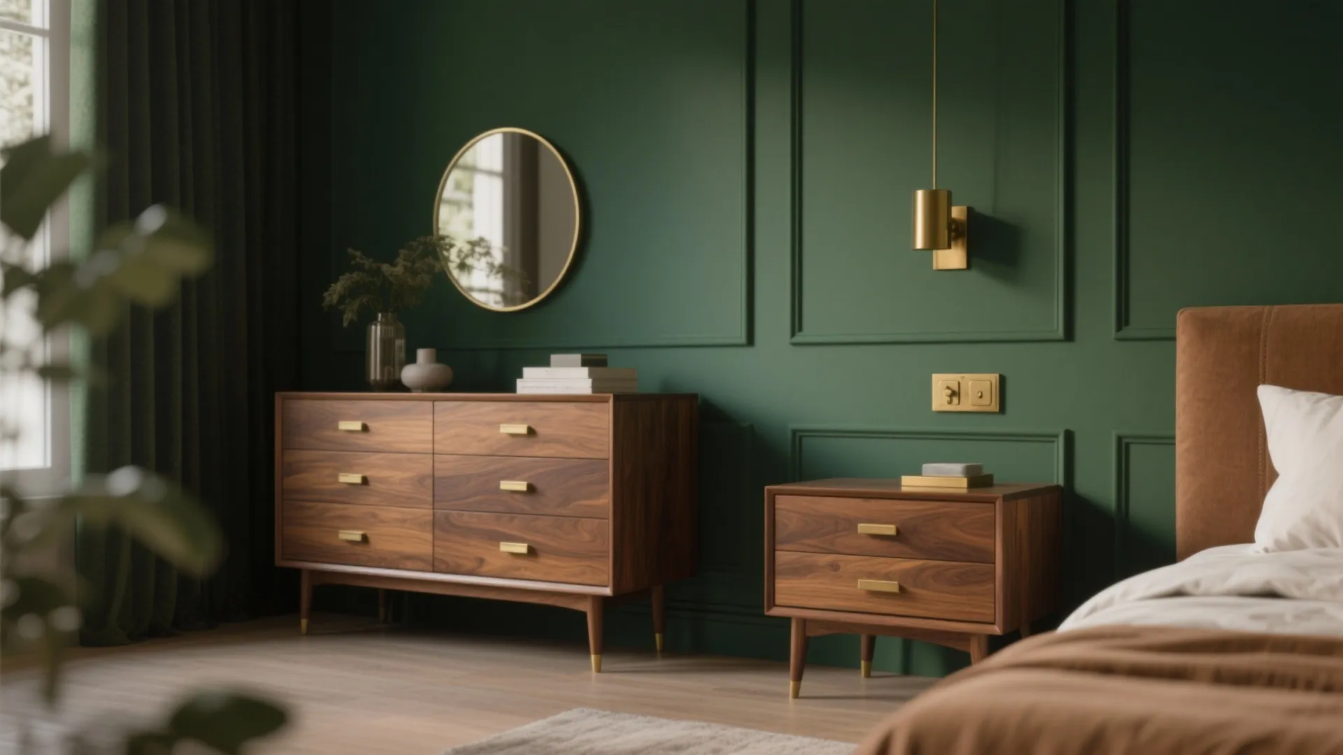 2. Green, Wood, and Warm Metals