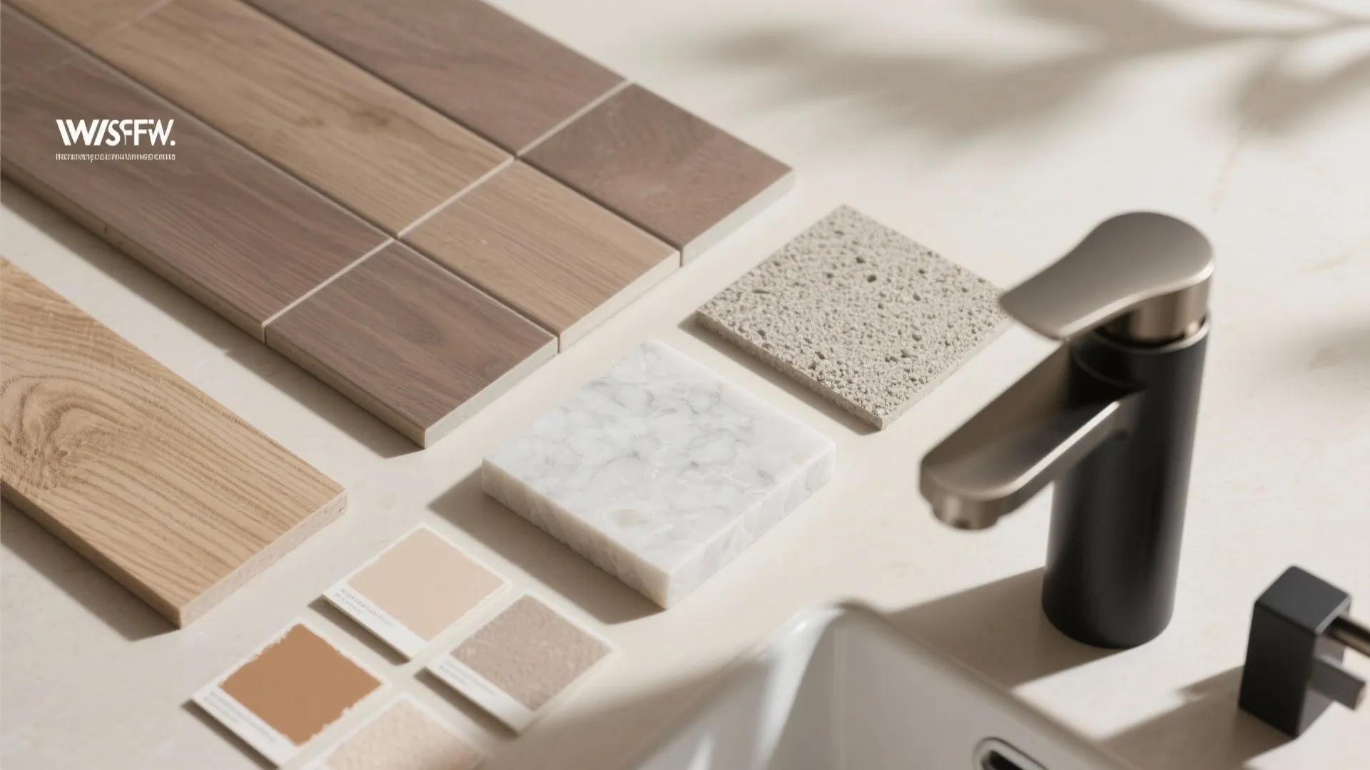 Warmth With Wood Accents and Seamless Microcement