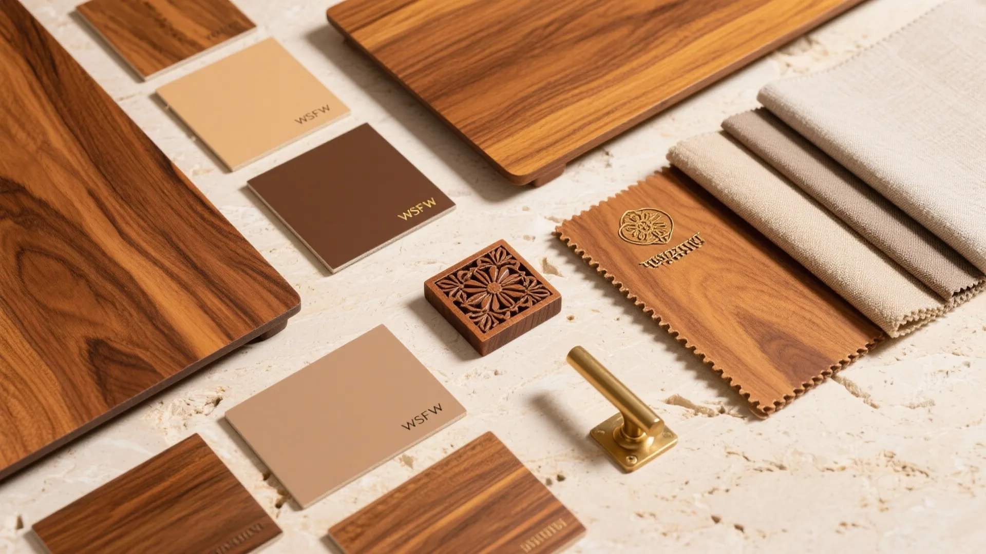 Warm Wood + Heritage Motifs, Edited