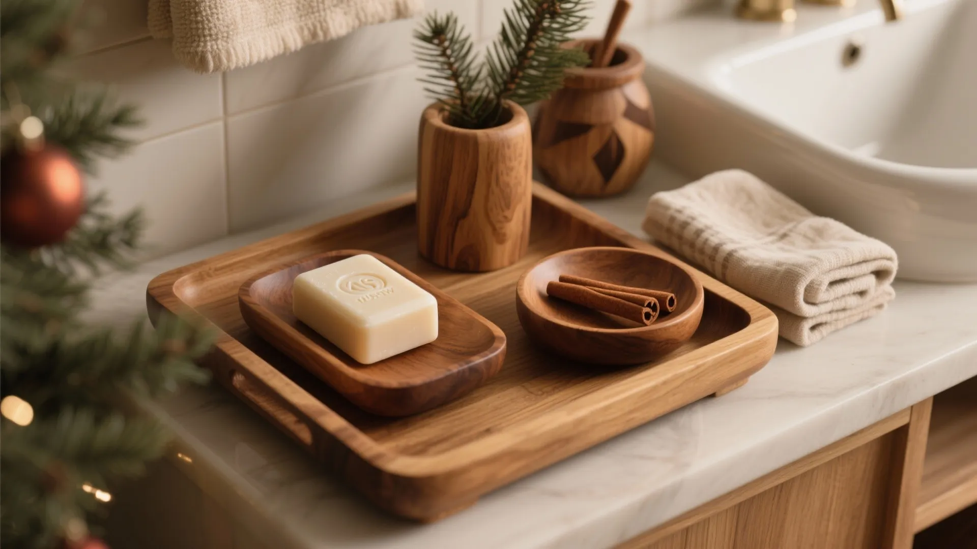 Wood and Natural Elements for Cozy Holidays