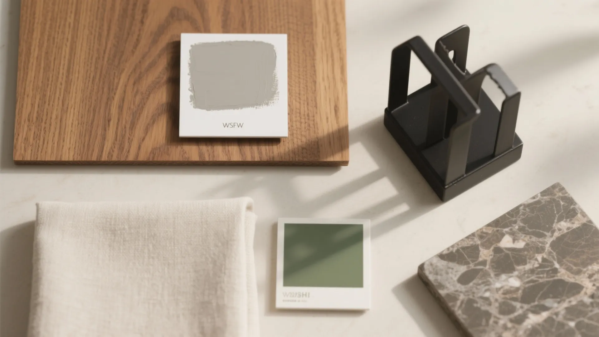 Warm Wood + Neutral Palette for Cohesive Calm