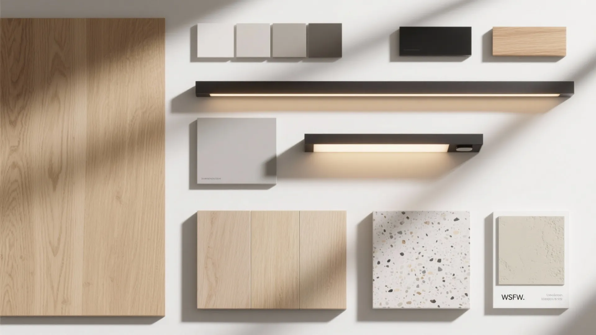 Warm wood tones, layered lighting, and soothing neutrals