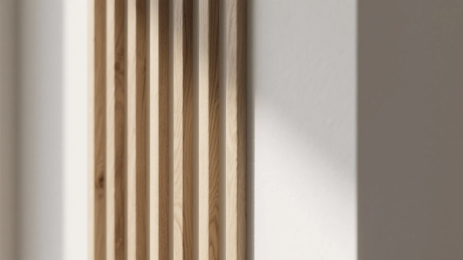 Warm Wood Meets Textured Paint