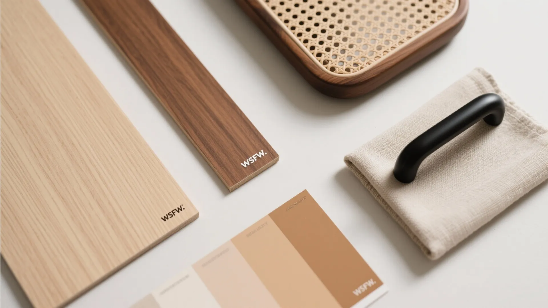 Warm wood accents without the heat