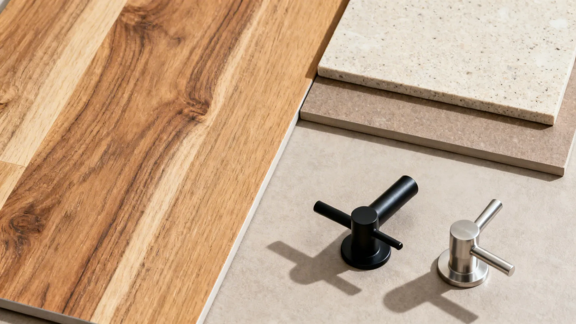 Warmth and texture with wood-look elements