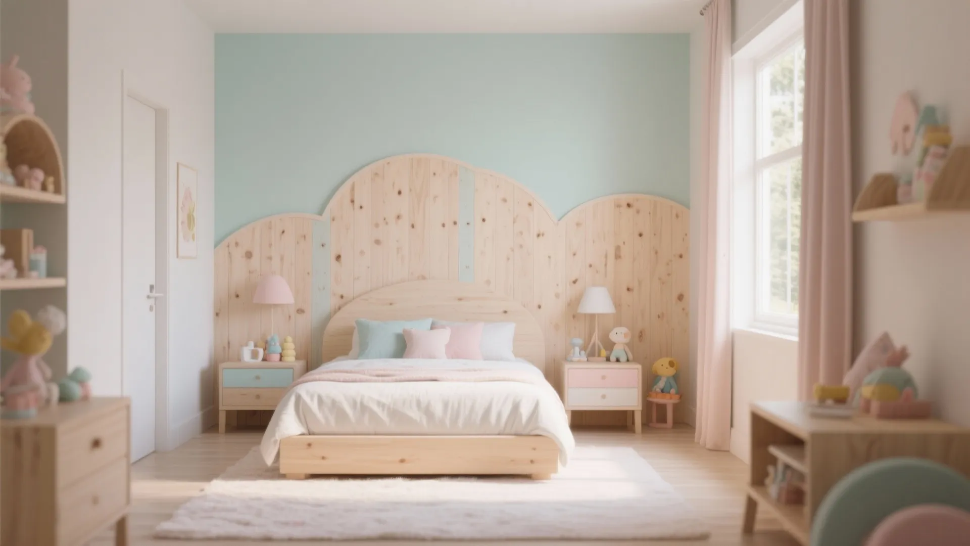 Wood Panel Accent Wall