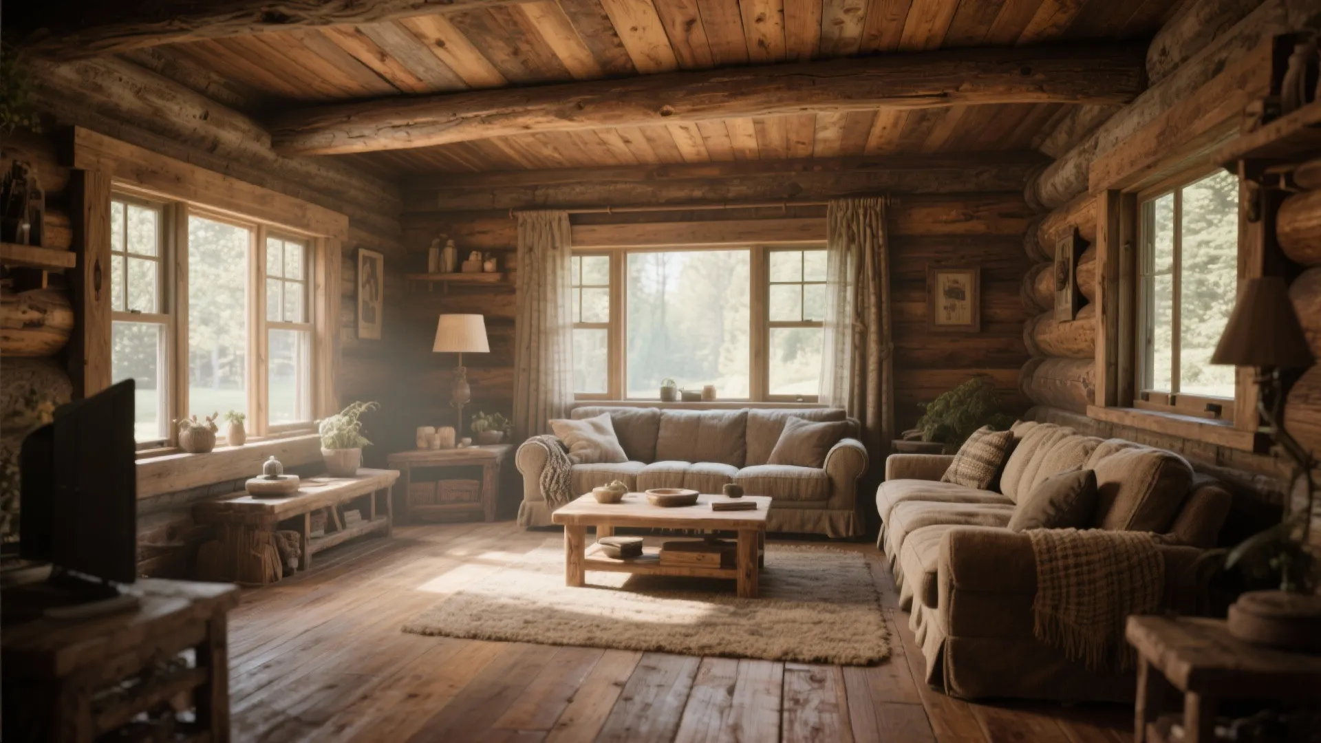 2. Statement Wood Panel Ceiling