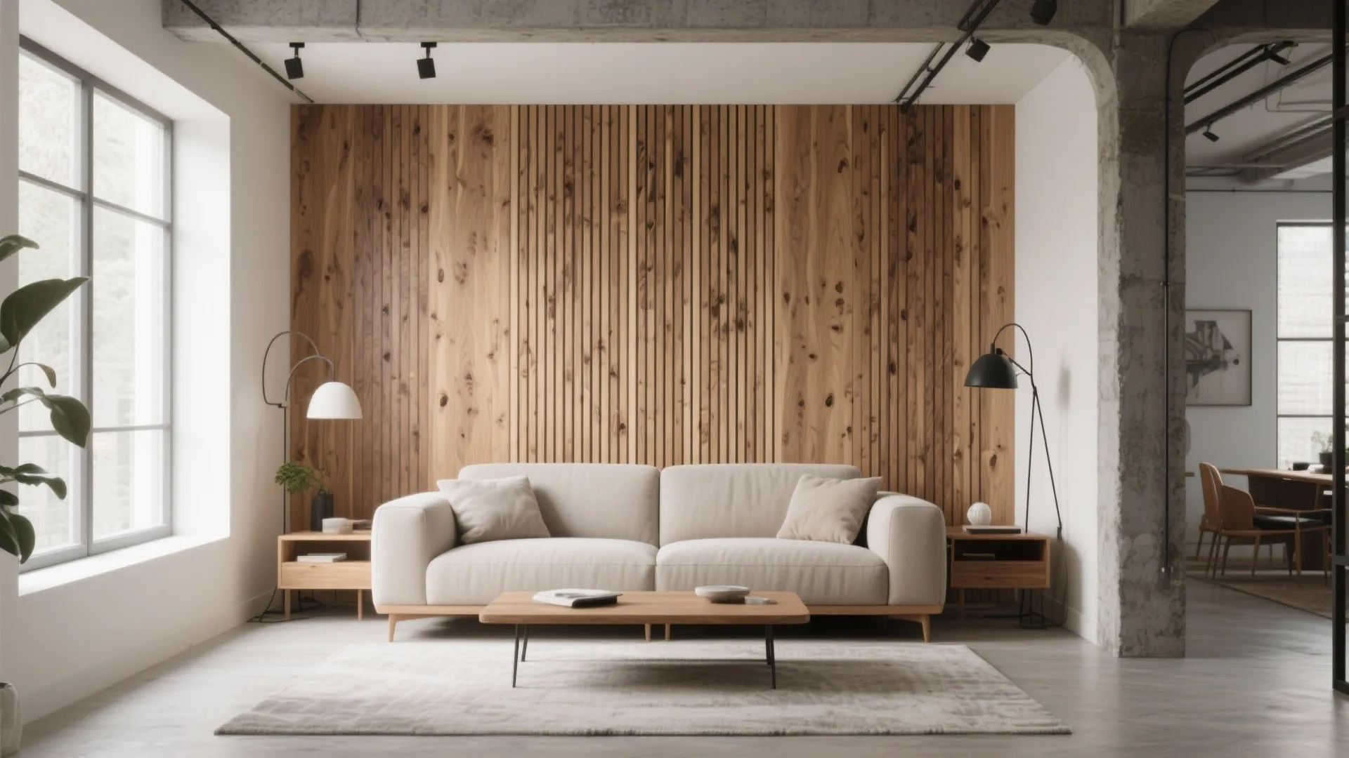 Textured Wood Paneling