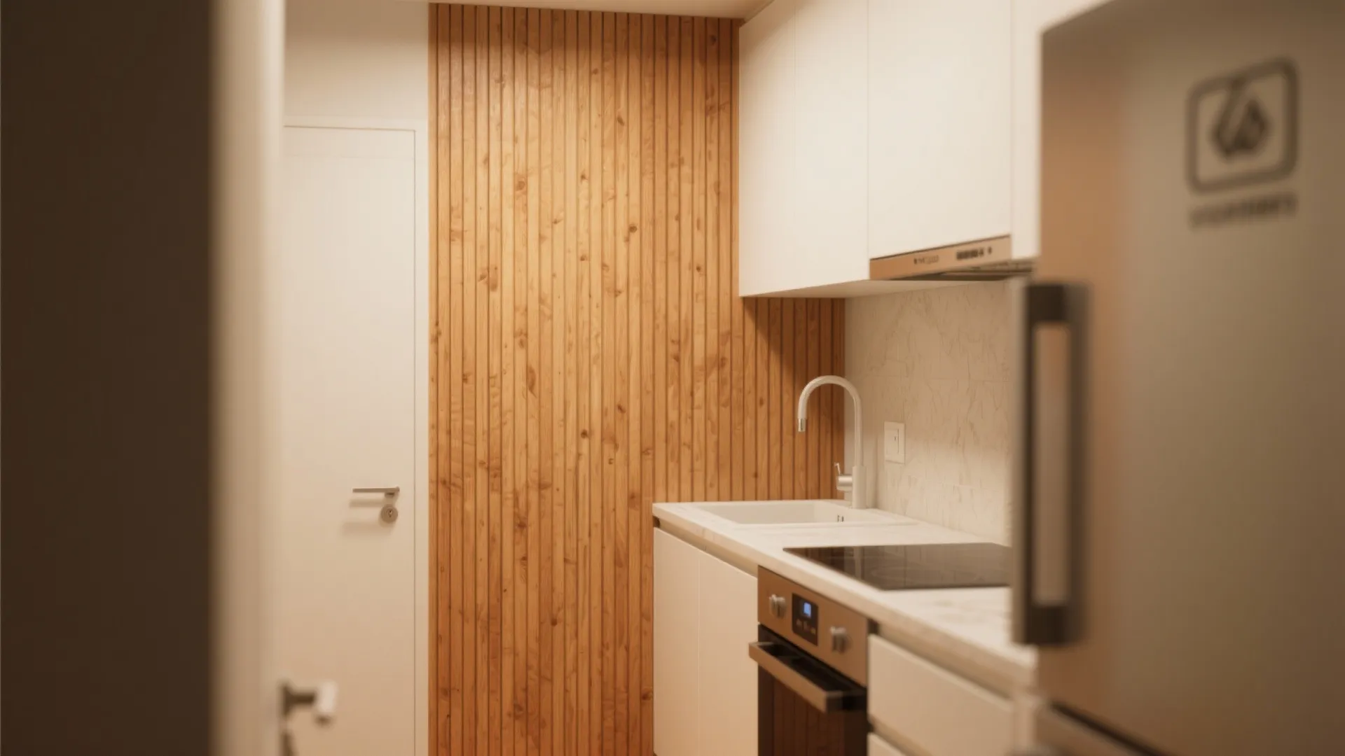 3. Textured Wood Paneling