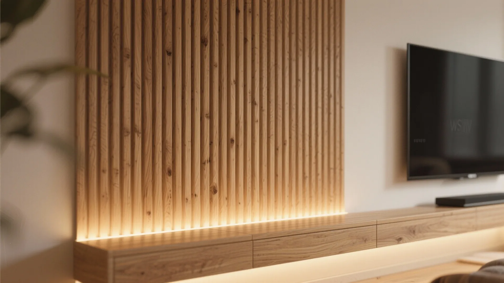 Textured Wood Panel Backdrop