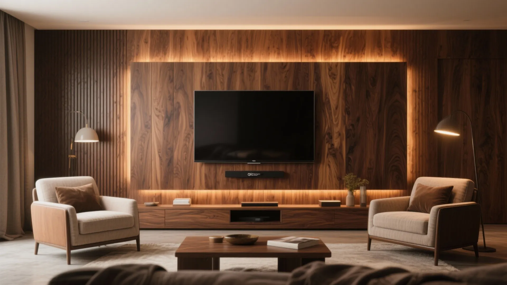 Statement Wood Panel Backdrop