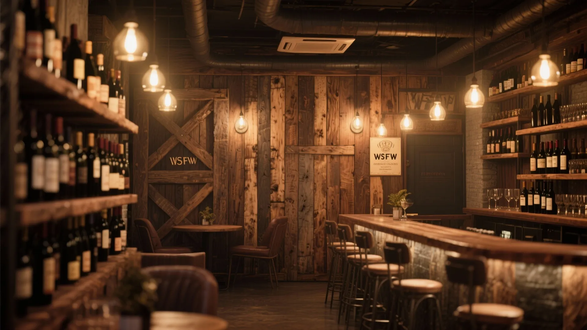 4. Textured Wooden Panels