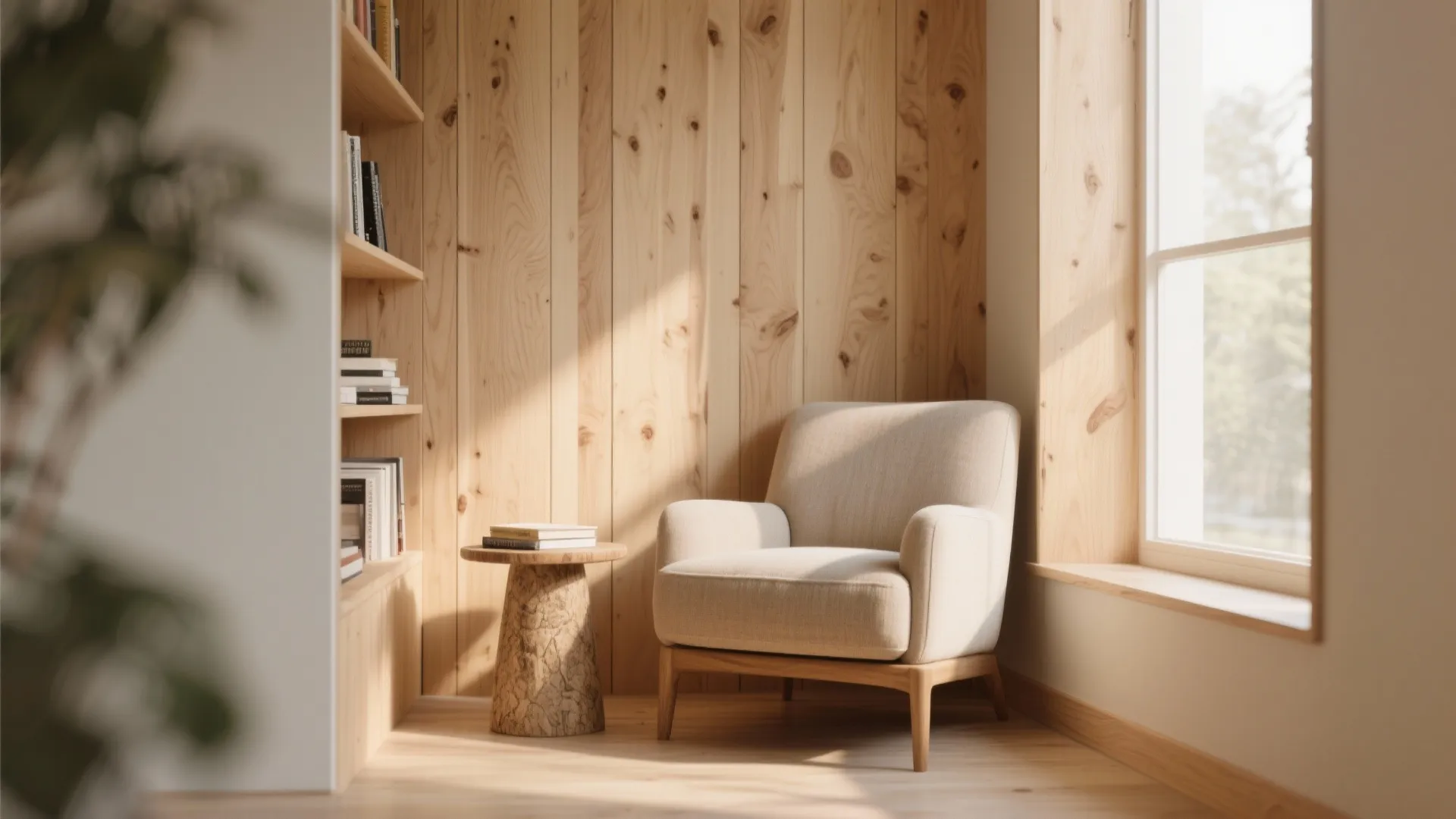 Wood Paneling Accent