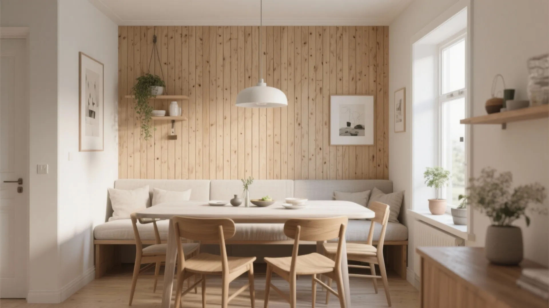 Wood Paneling for Warmth