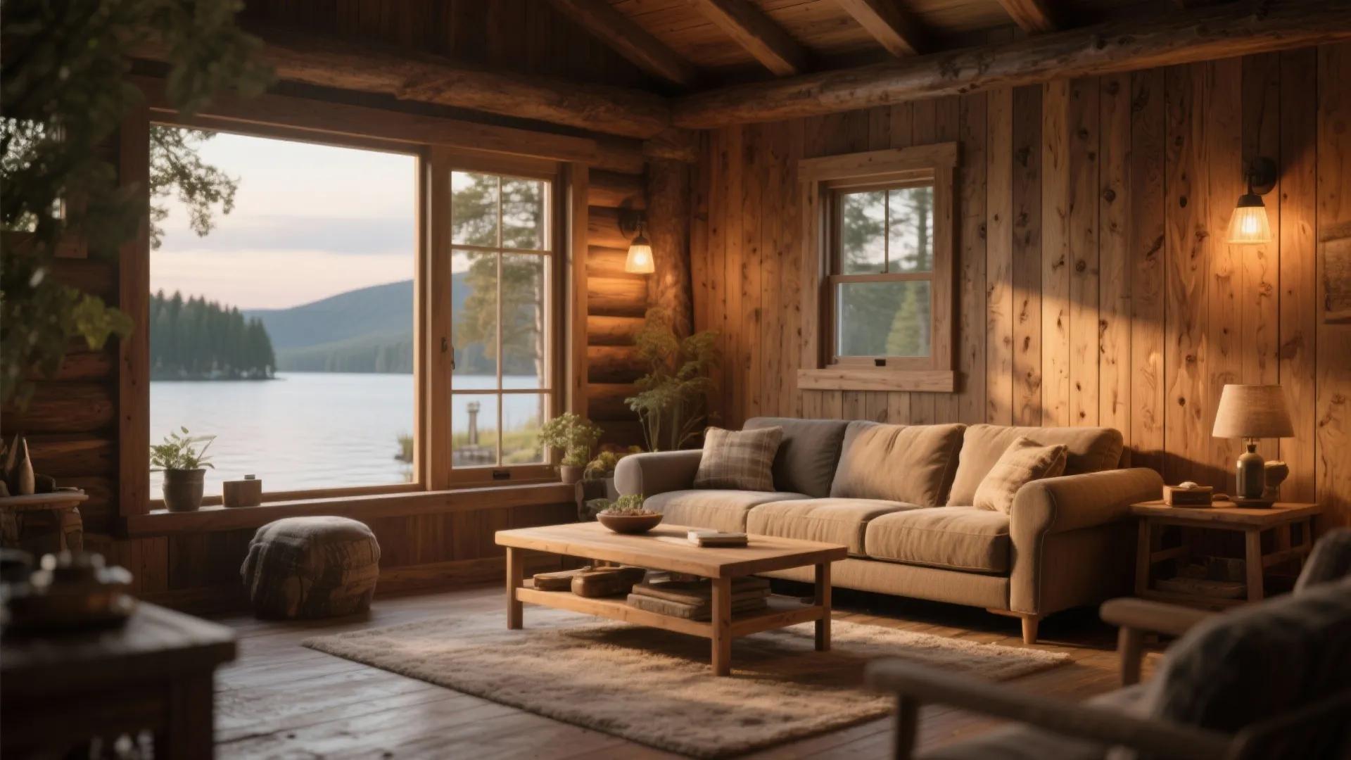 Wood Paneling for Warmth