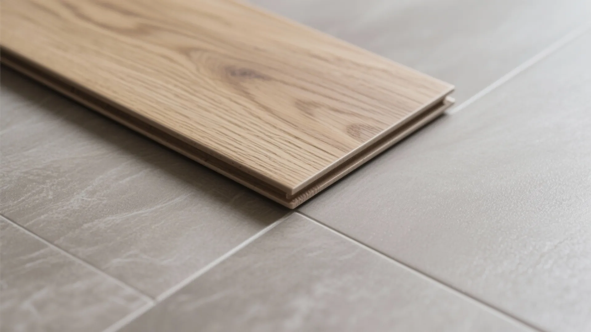 5) Wood-look porcelain planks for warmth and continuity