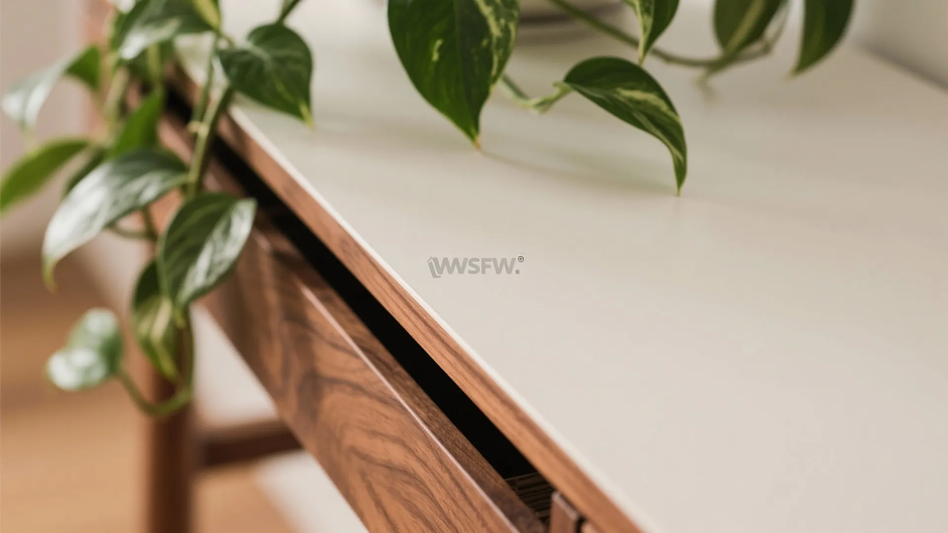Warm Wood and Biophilic Elements for Focus