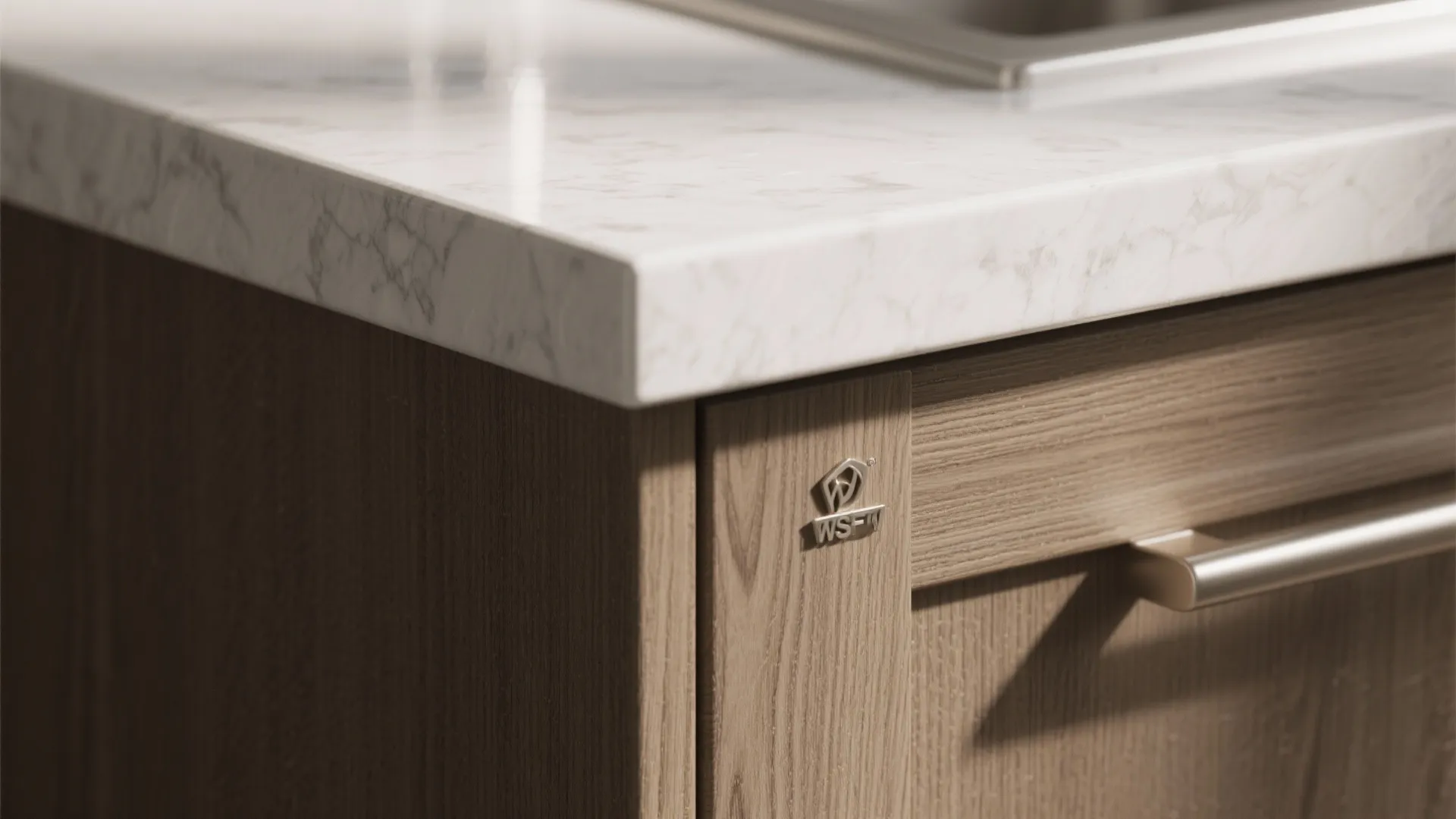 Warm wood accents without the maintenance