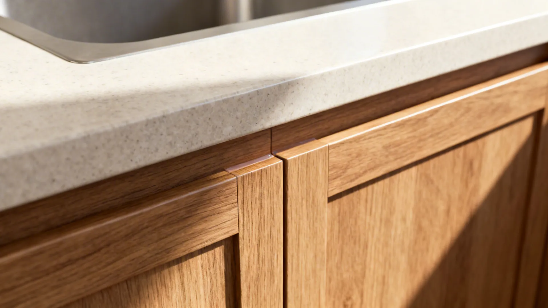 4) Warm Wood Finishes with Durable Cores