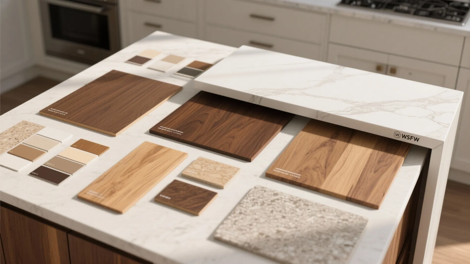 5. Two-Tone or Natural Wood Finish