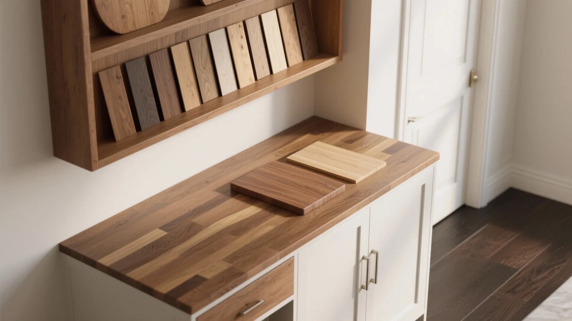 3. Add warmth with wood accents