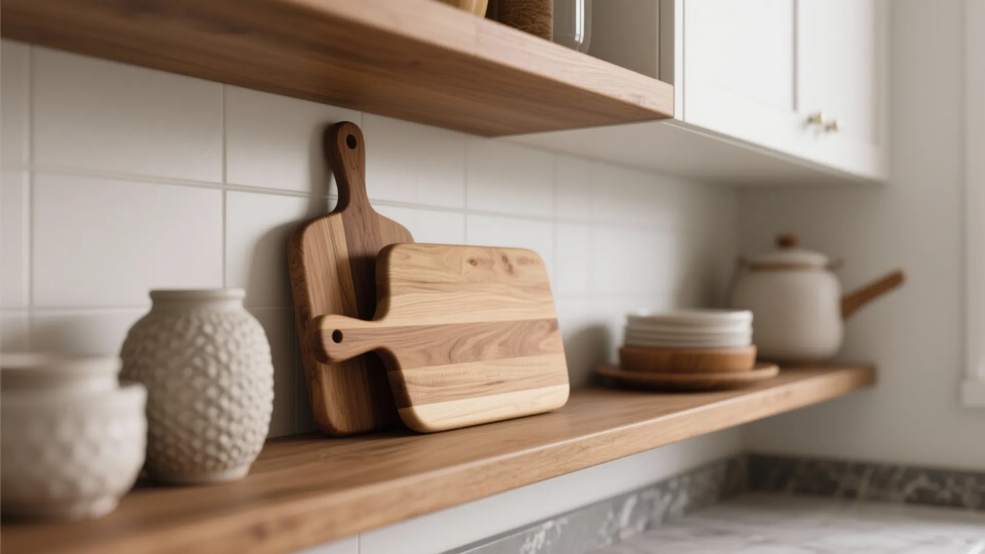 1. Layer warm textures to soften the contrast