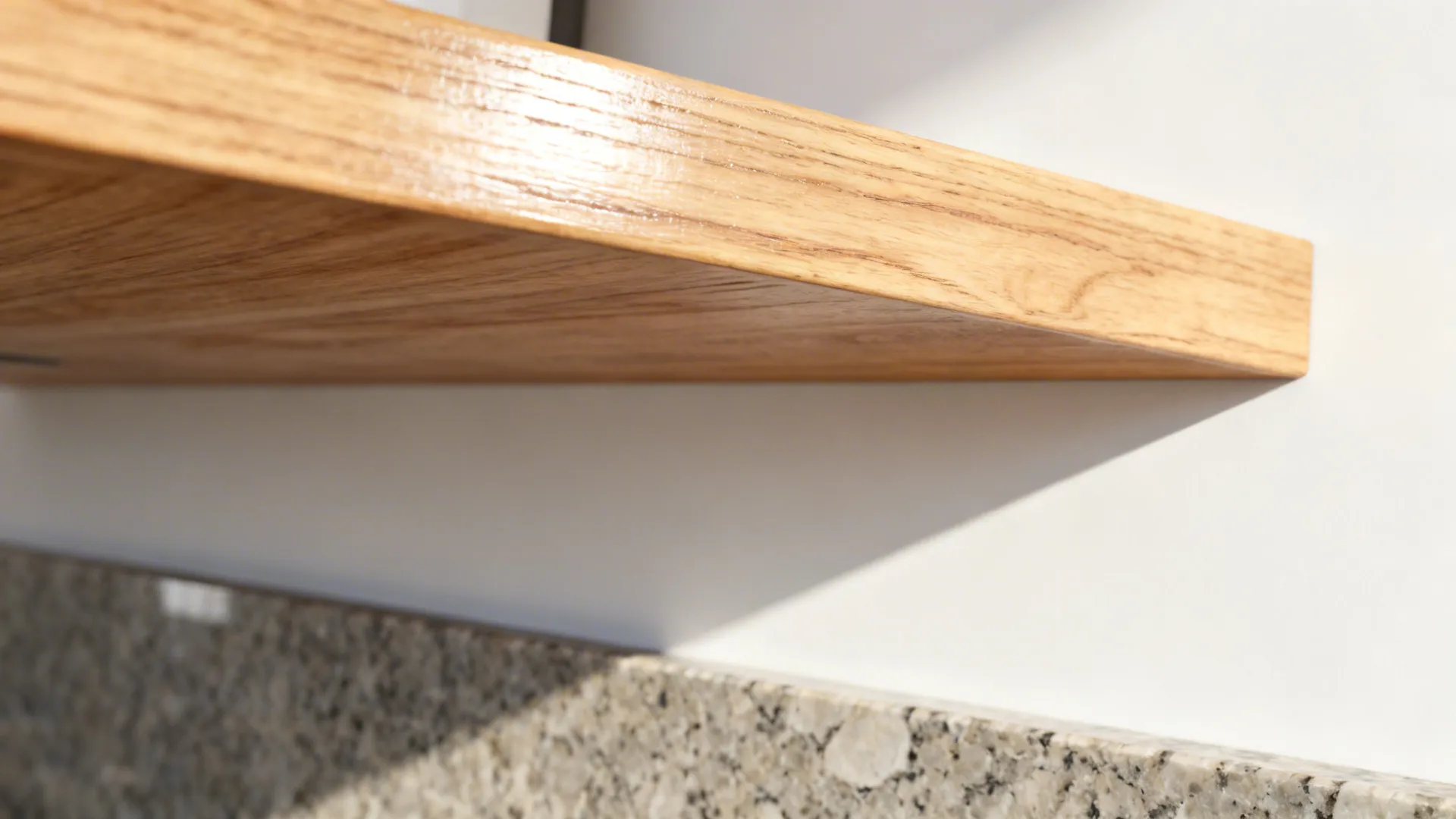 Warm wood accents to soften modern lines