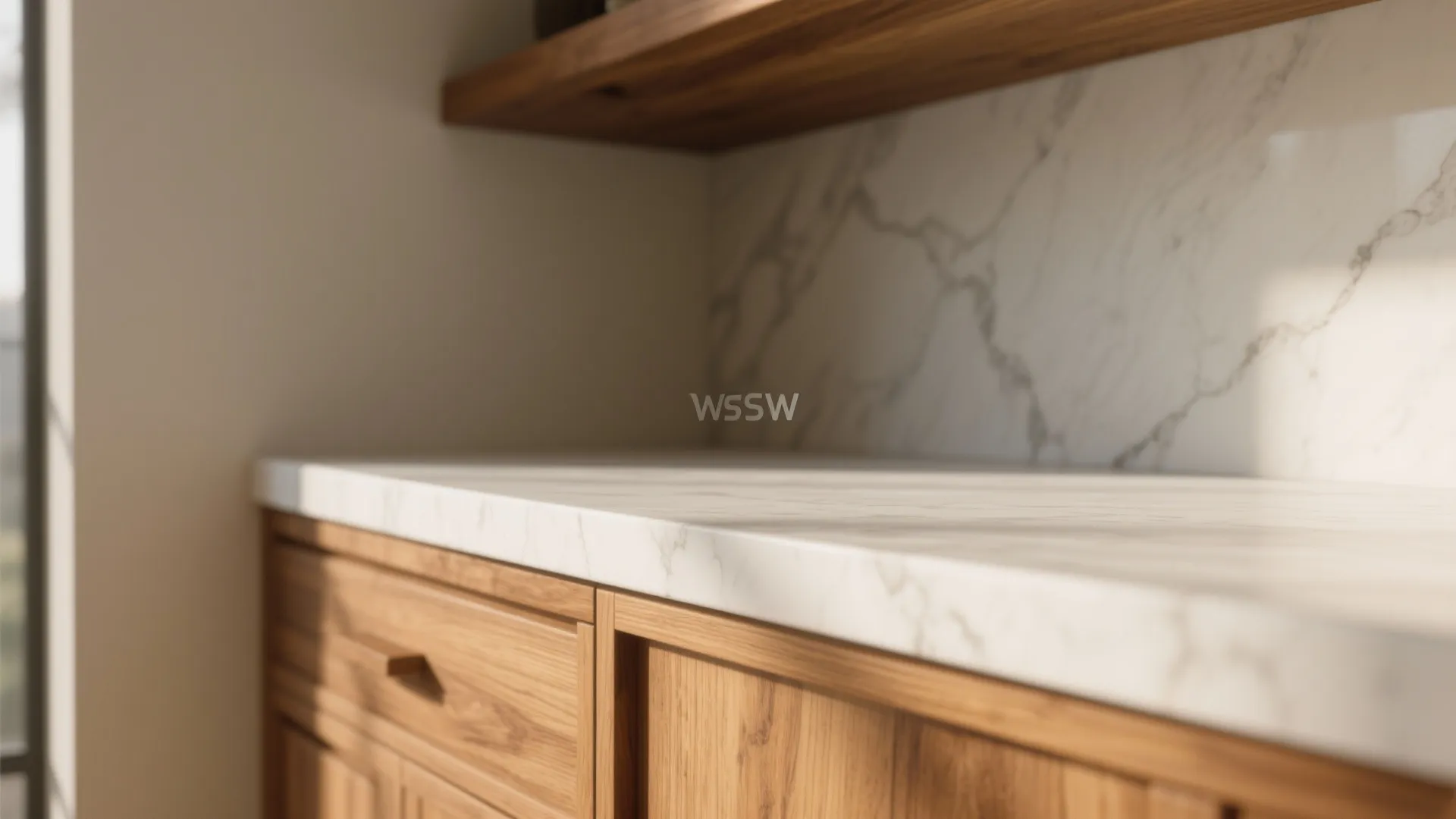 Warmth of natural wood elements