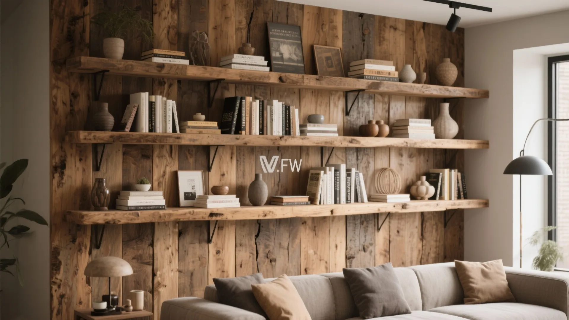 8. Wood Elements Bringing Warmth