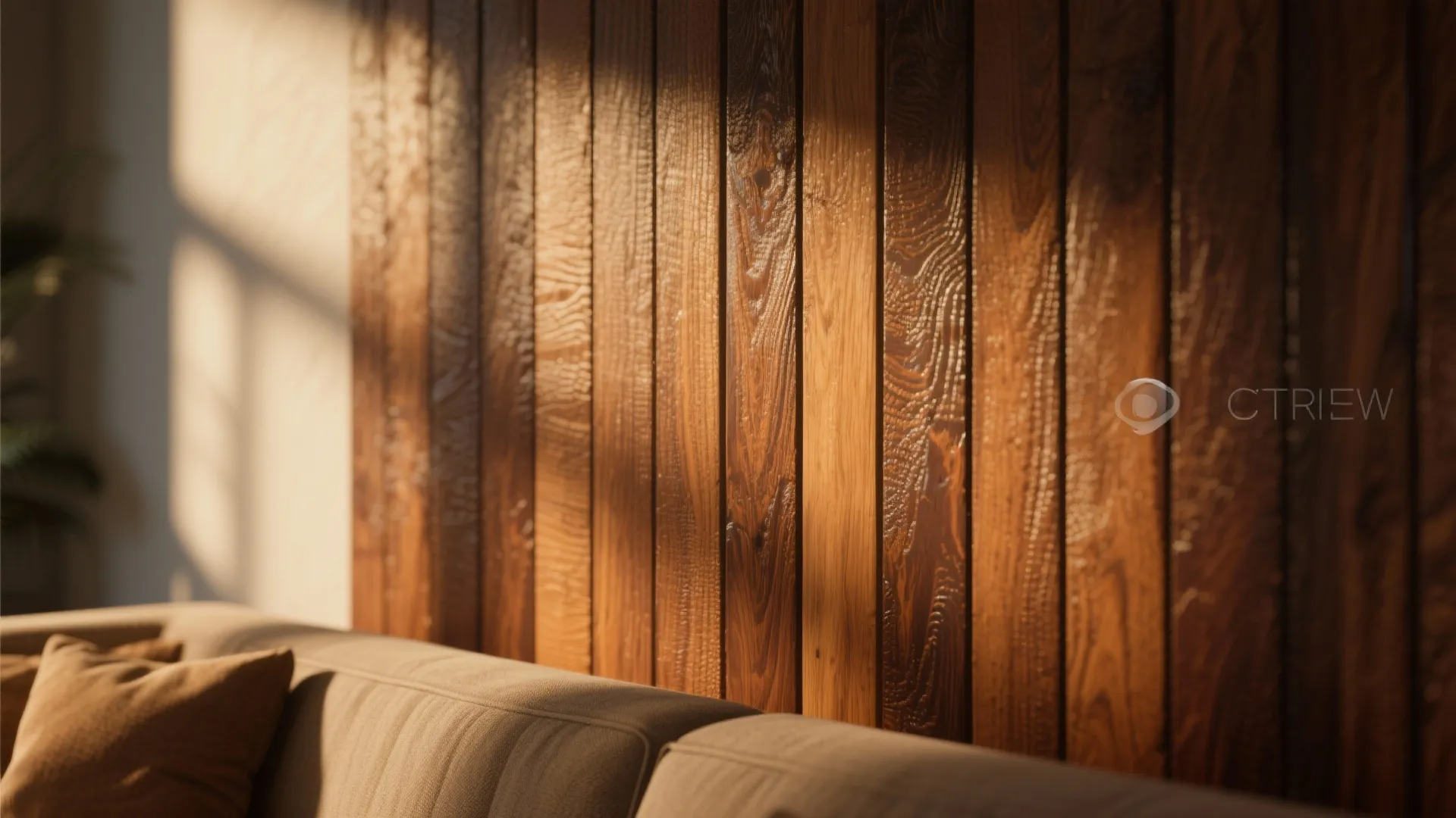 4. Textured wall treatment or mural