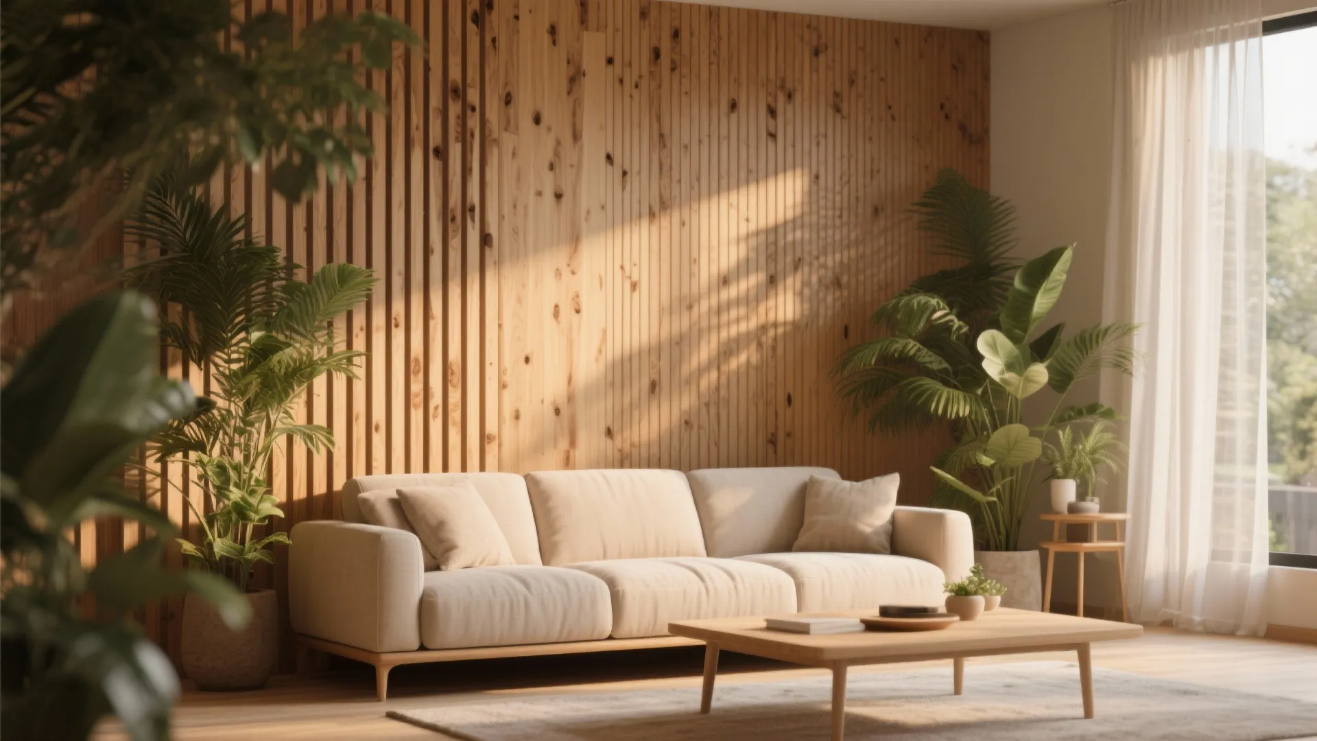 Wood Slat Accent Walls