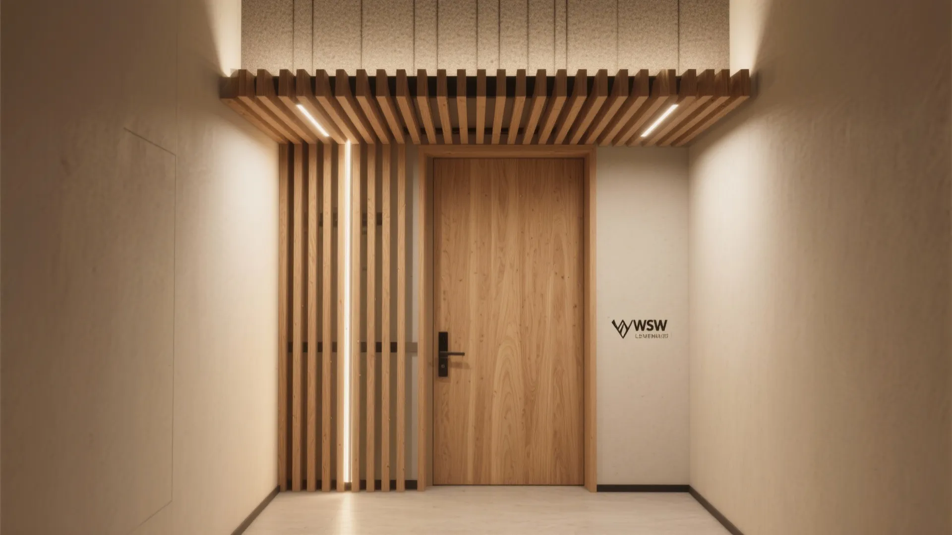 Wood Slat Canopy: Warmth, Acoustics, and Direction