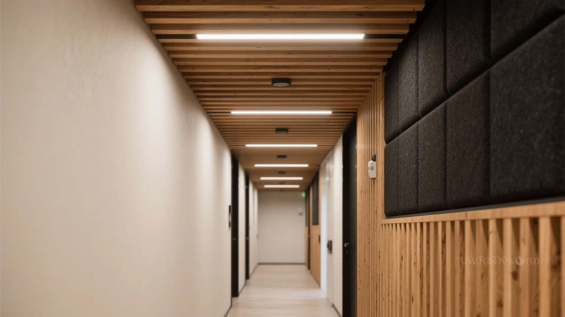 Wood Slat Ceilings for Warmth and Acoustics
