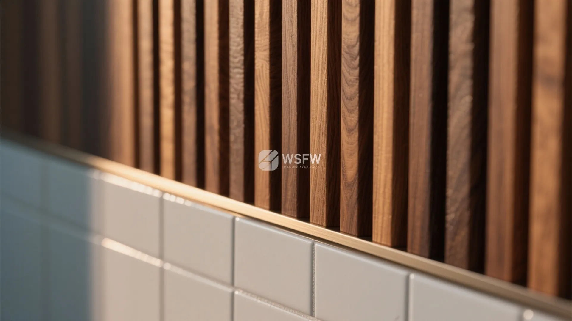 Warm wood accents that soften modern lines