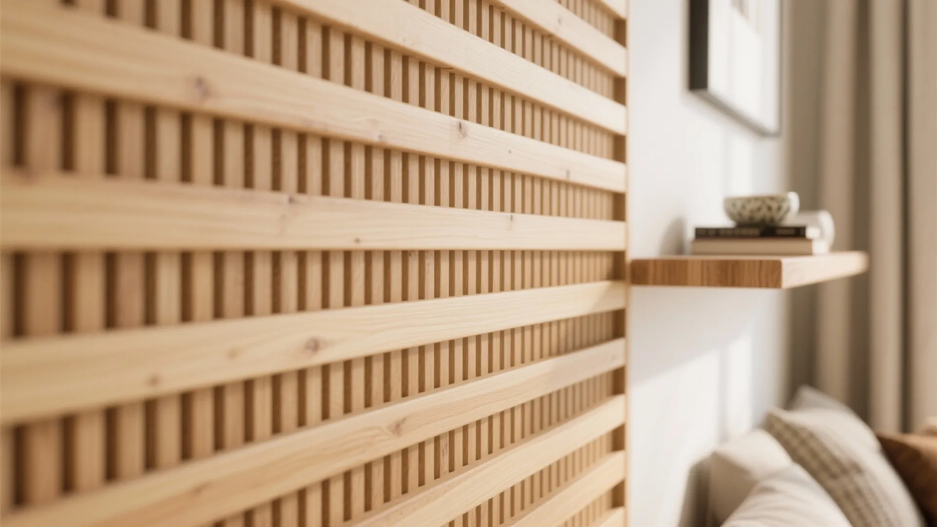 Warm Wood Accents for Human-Scale Comfort
