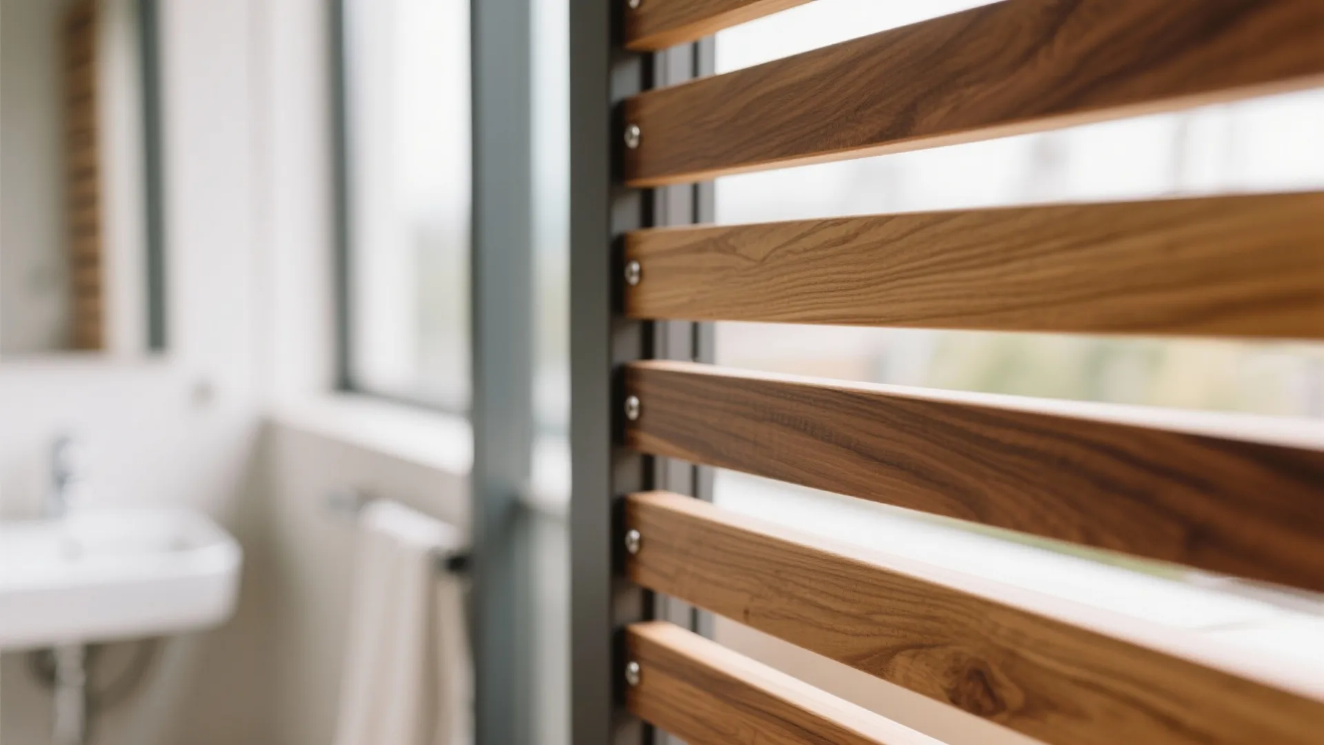 Natural Wood Accents with Weatherproof Finishes