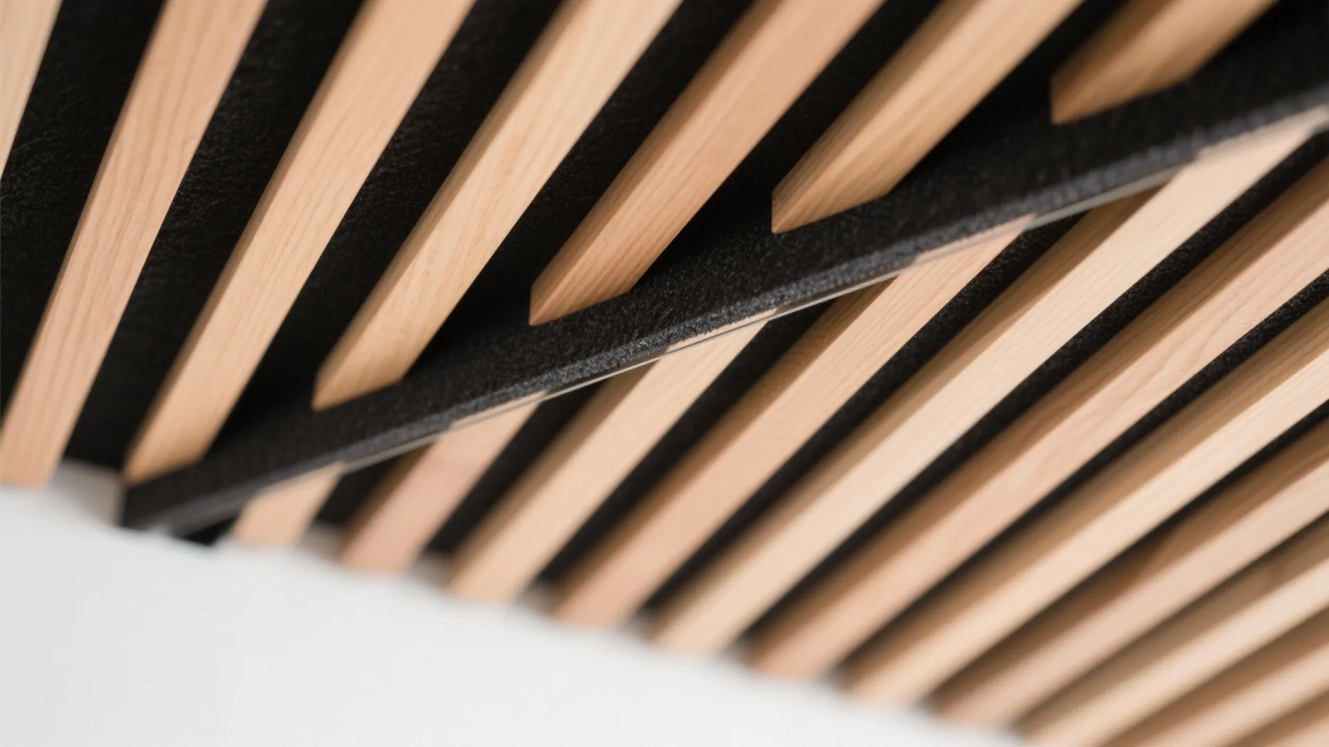 Wood-accent slats with concealed channels