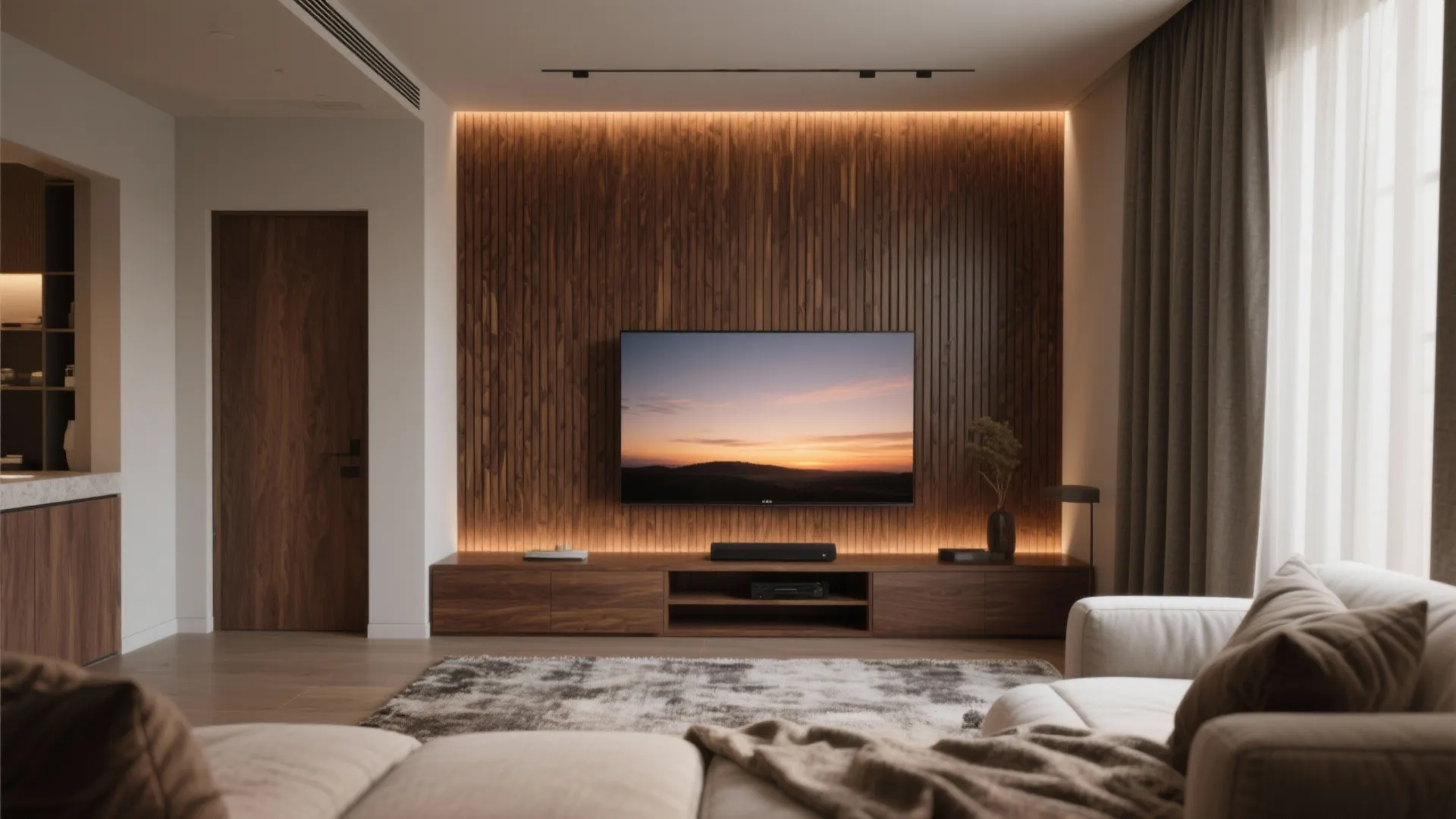 Wood Slat Texture PNG for Warmth and Acoustics