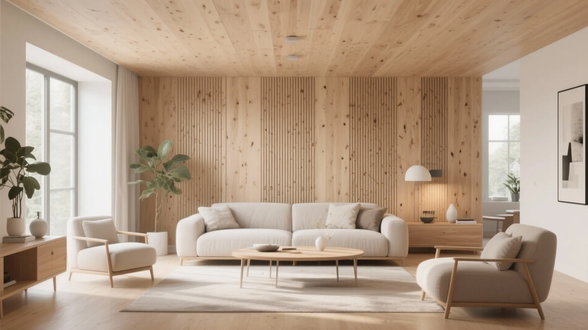 Wood Slat Texture Panels