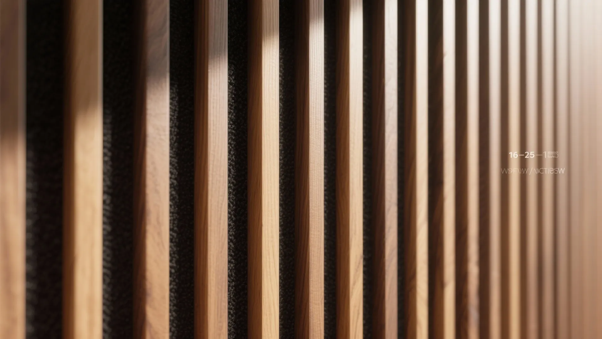 Wood Slat Warmth and Subtle Texture