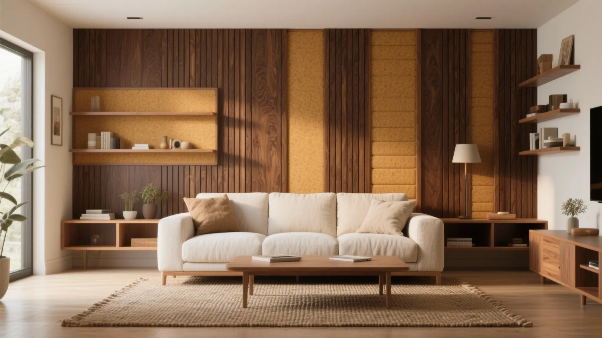 Wood-Look PVC Slats for Warmth Without Maintenance